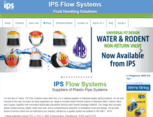 Tablet Screenshot of ipsflowsystems.com